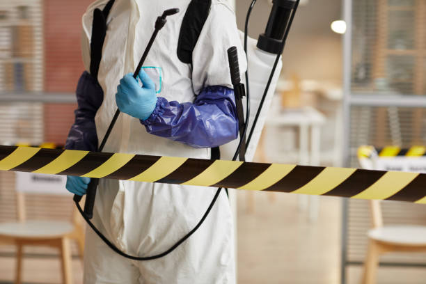 Professional Biohazard technician working in Tynan, TX